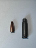 Set of components 7.62x39 steel case + 124 Gr FMJ bullet