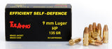 TULA 1000 RNDS 9 MM HP LUGER 135 GR BJB BRASS CASE HOLLOW POINT